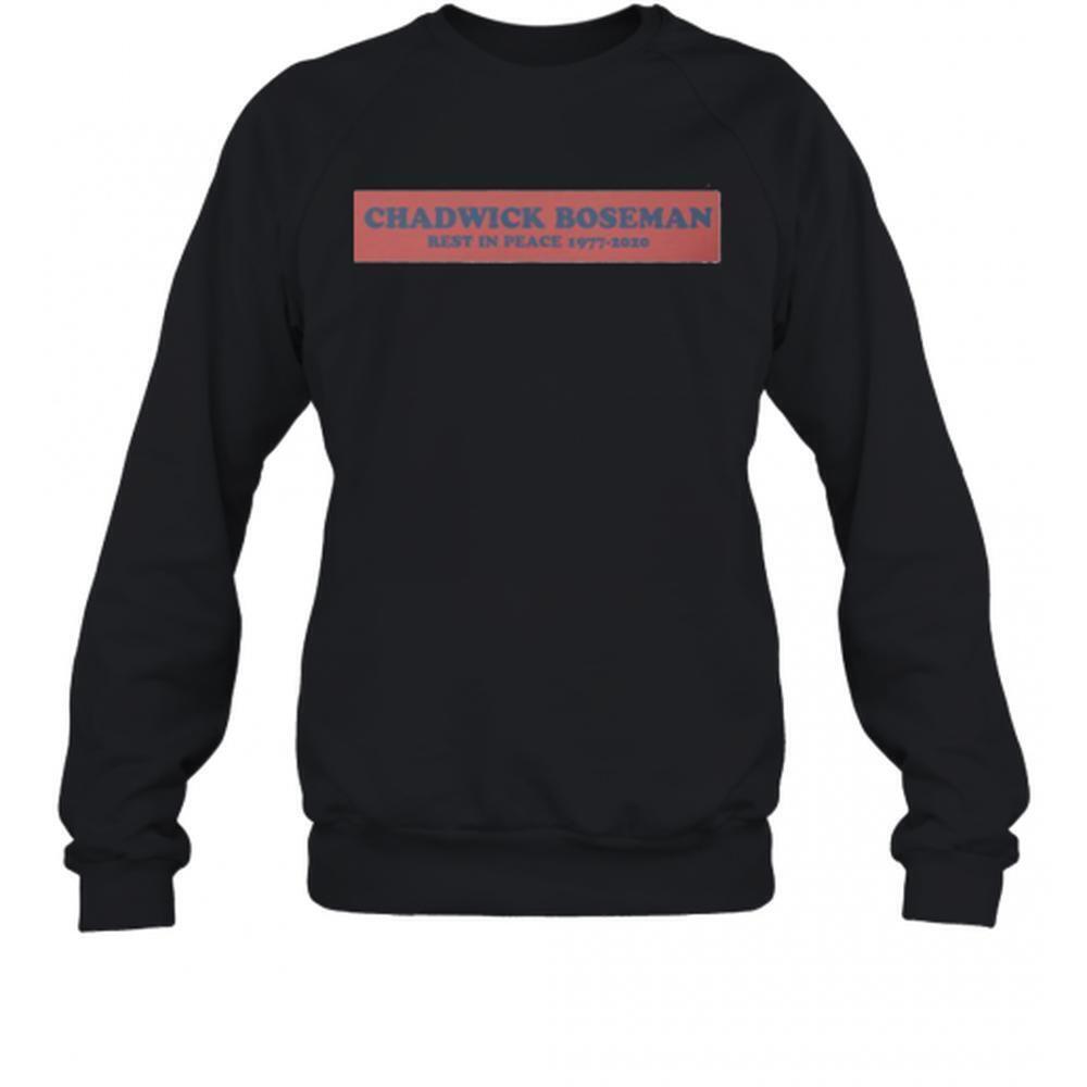 Black Panther Chadwick Rip Rest In Peace 1977  T-Shirt